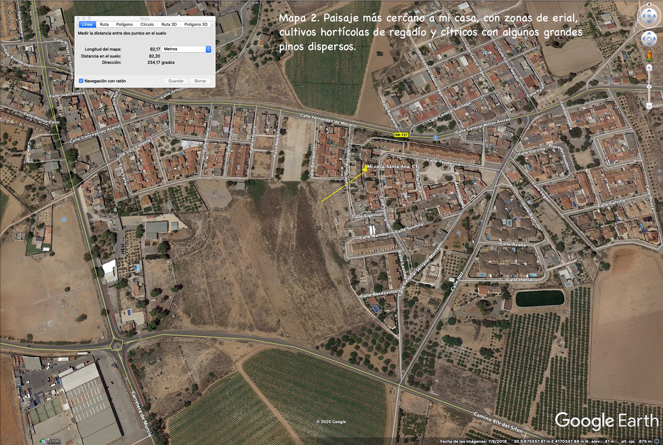 Mapa 2, Mi casa, Santa Ana, CT,web